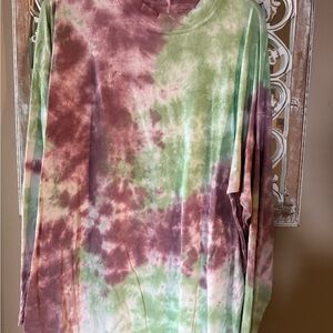 We The Free Multicolor Tie-Dye Top